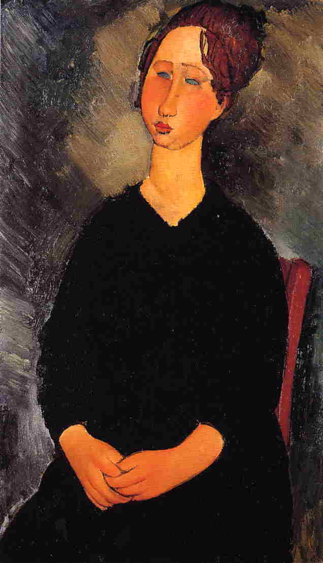 Little Serving Woman - Amedeo Modigliani Paintings